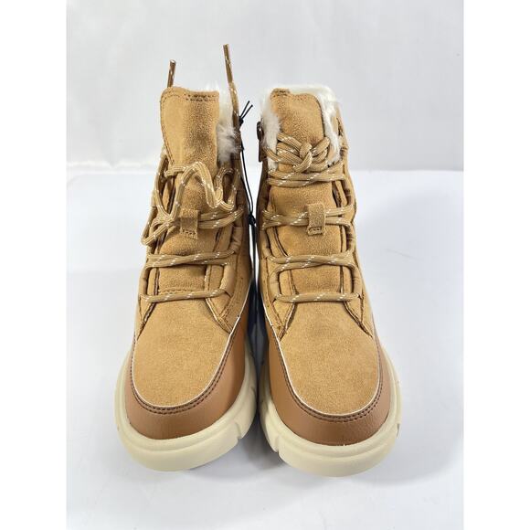 Sorel Boots Kids Size 11 Brown Explorer III Lace WP Waterproof Snow Winter - Picture 6 of 14